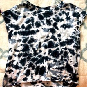 Navy bule tyedie tank top